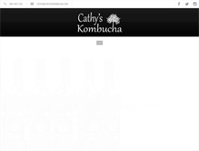 Tablet Screenshot of cathyskombucha.com
